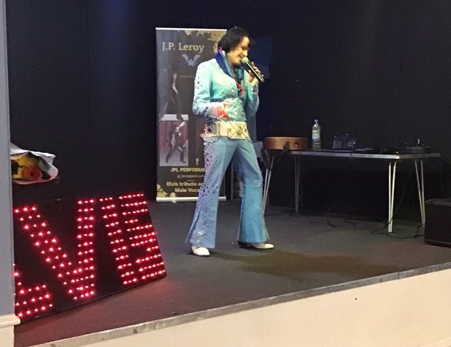 Elvis was in the building as Jo Leroy entertained guests