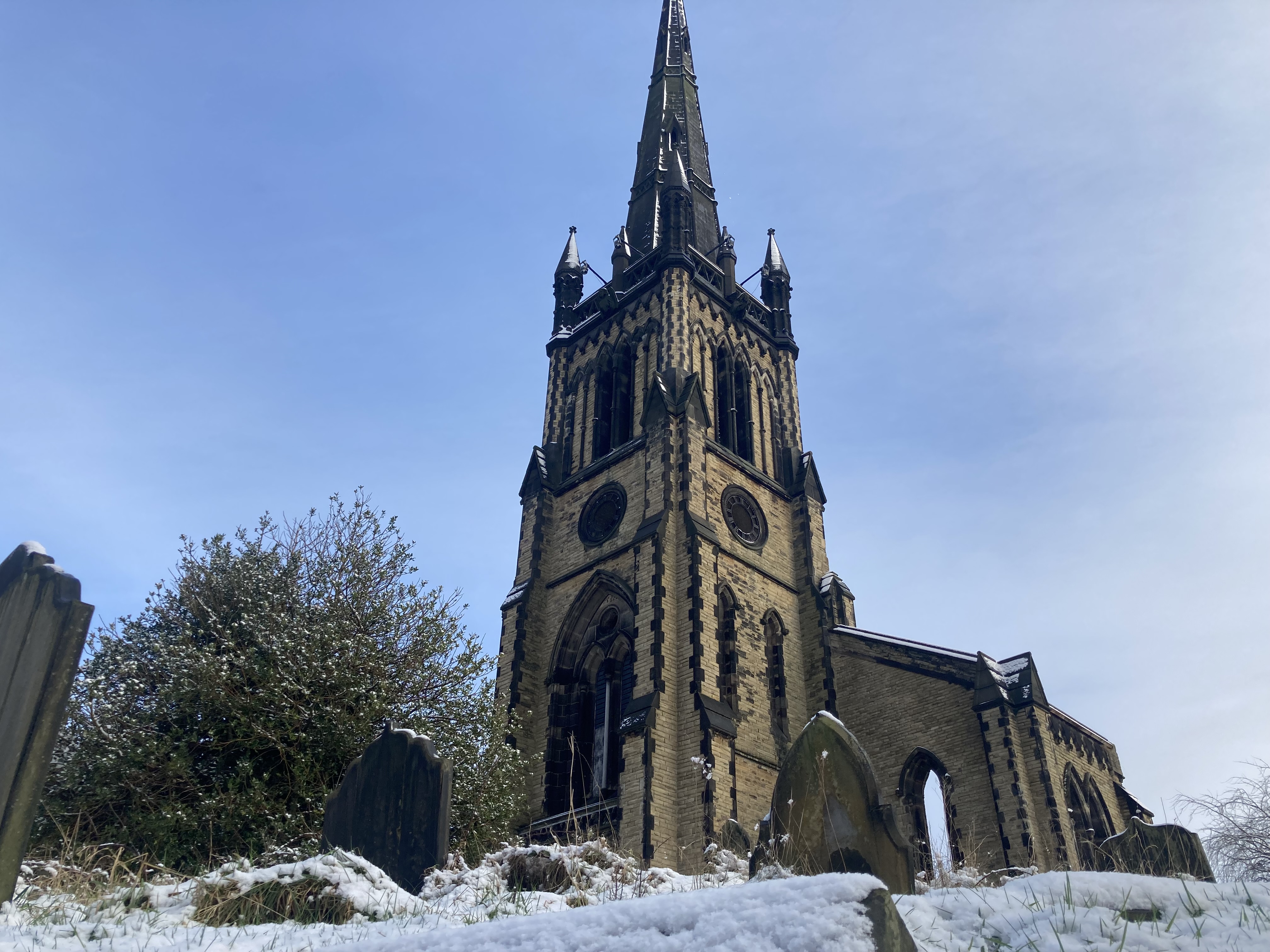 Stockport has been covered in a blanket of snow today (Tuesday 16 September) following an overnight fall (Image - Alasdair Perry)