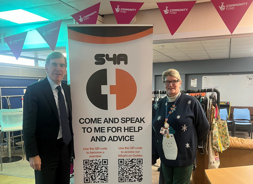 Macclesfield's David Rutley MP went to visit Space4Autism and their CEO Cheryl Simpson following the news. (Image - David Rutley MP)