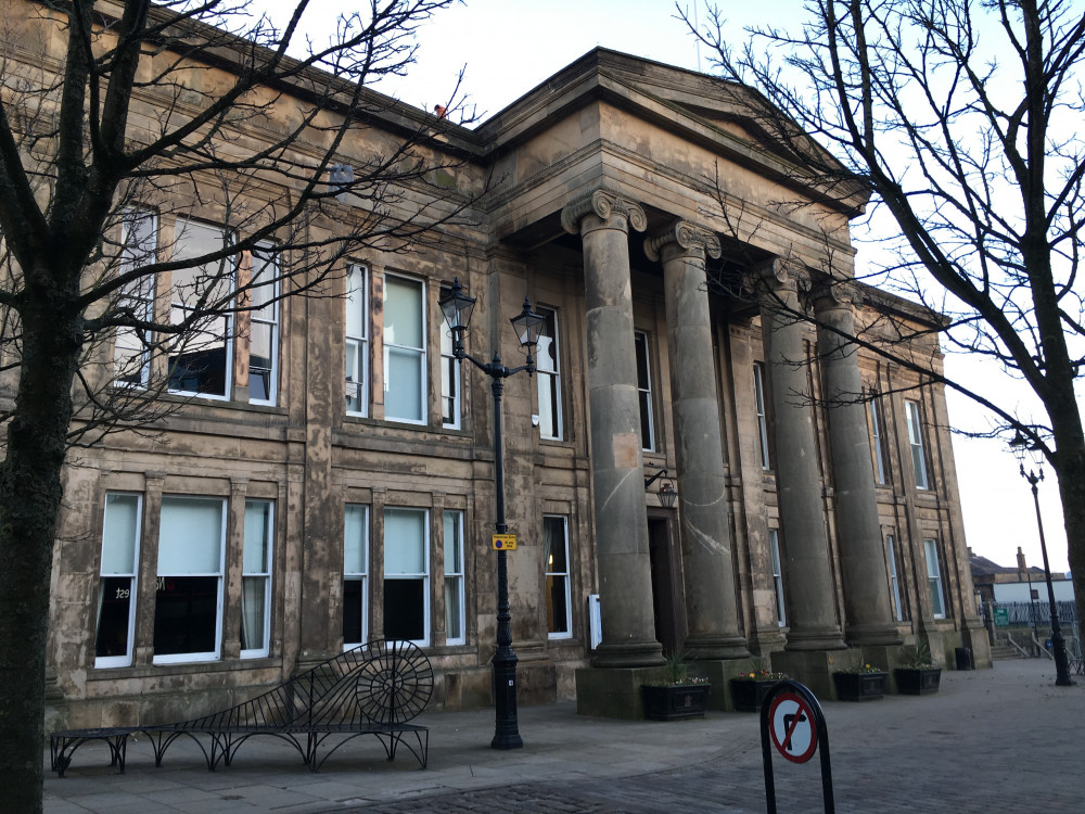 Macclesfield Town Hall, a Cheshire East Council-owned building, on Market Place. (Image - Macclesfield Nub News)