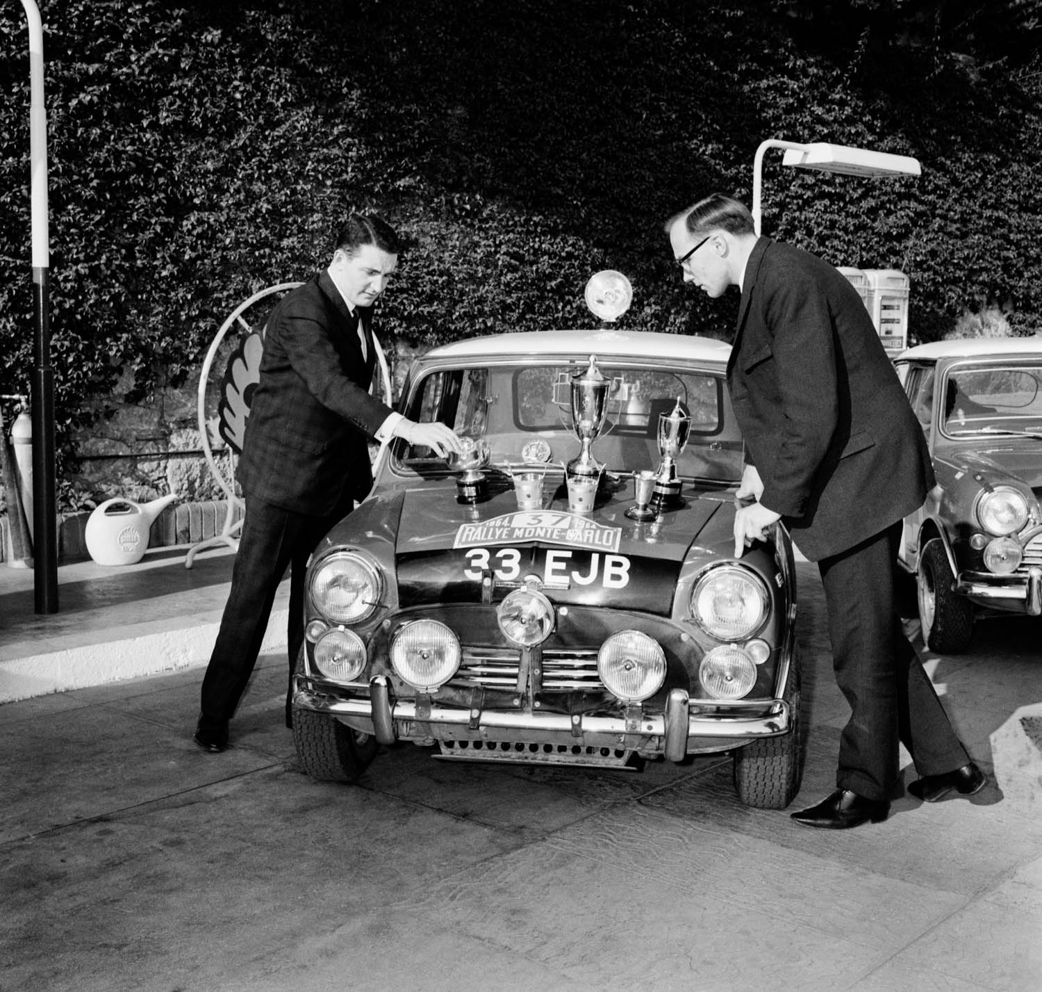 THE ORIGINAL CHAMPION: The Mini Cooper S that Paddy Hopkirk drove to victory in the 1964 Monte Carlo Rally will go on show this Sunday at London Waterloo Station. (copyright British Motor Museum)