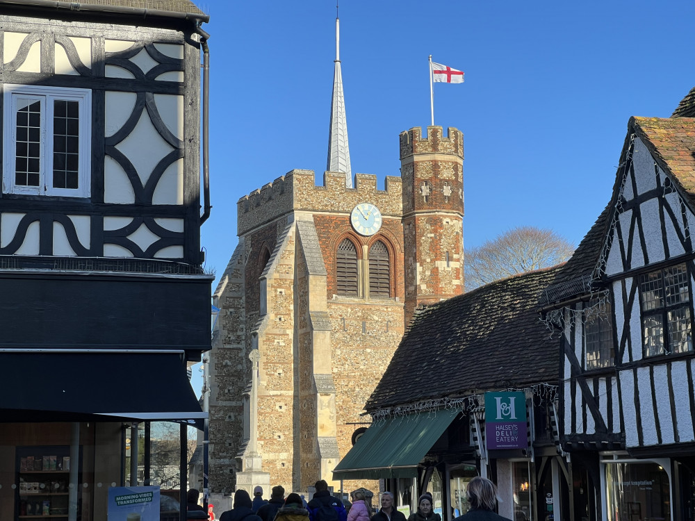 Hitchin Nub News aiming to be No1 in our area. PICTURE: St Mary's Church looking, as we always say, absolutely resplendent. CREDIT: Hitchin Nub News 