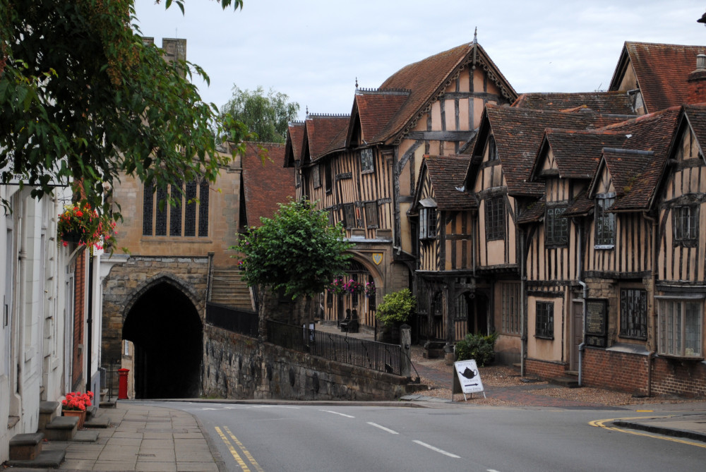 Lord Leycester Hospital was one of the few buildings which survived the fire (Image by Mark Wordy)