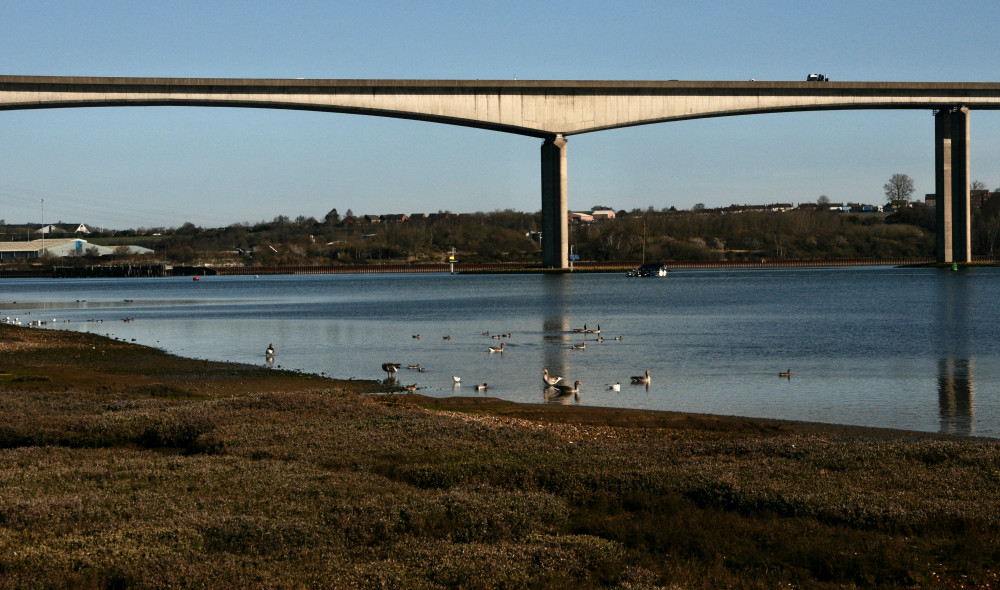 Orwell Bridge re-opened traffic flowing freely this morning (Picture: Nub News)