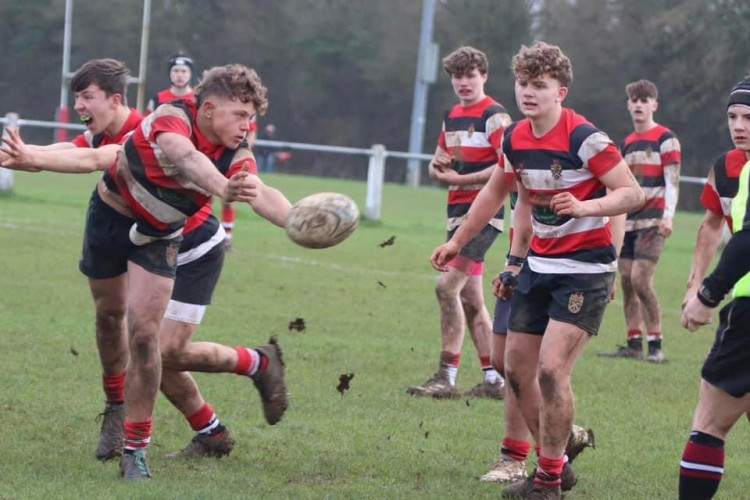 Silky play indeed from the Frome RFC Under 16s. Image Katie White 