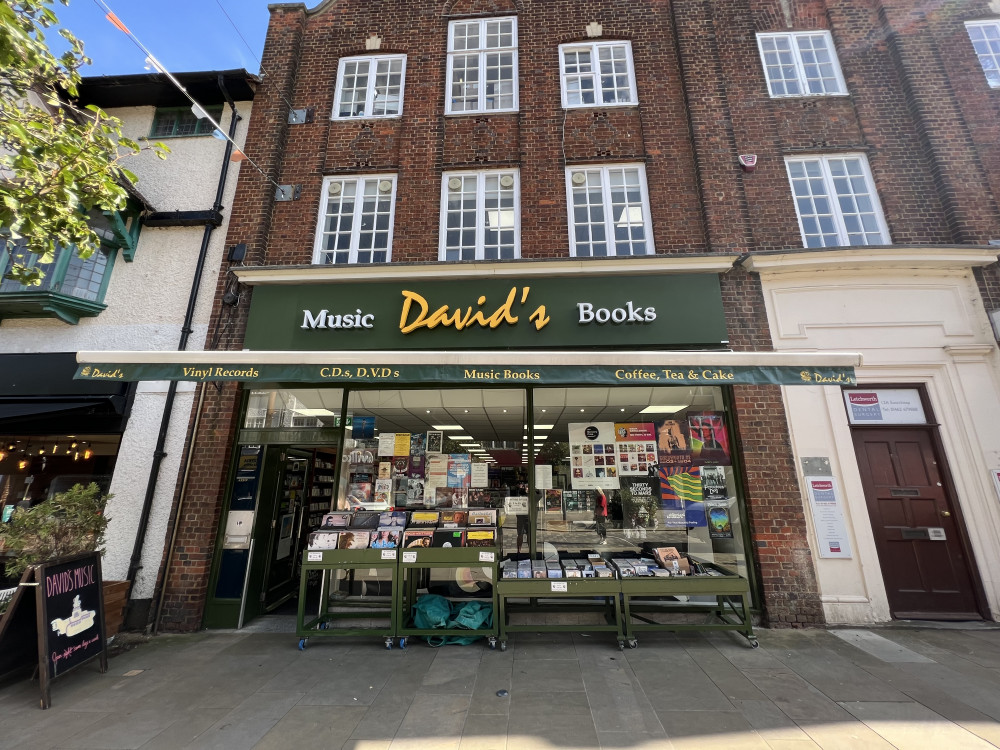 Here's Nub News writer Olivia Bridgen in praise of David's Books on Eastcheap (pictured). CREDIT: Letchworth Nub News 