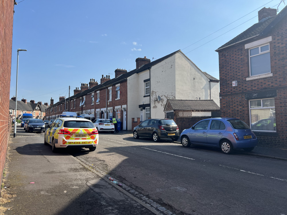 Police and paramedics were called to Corporation Street, Stoke, yesterday (Nub News).