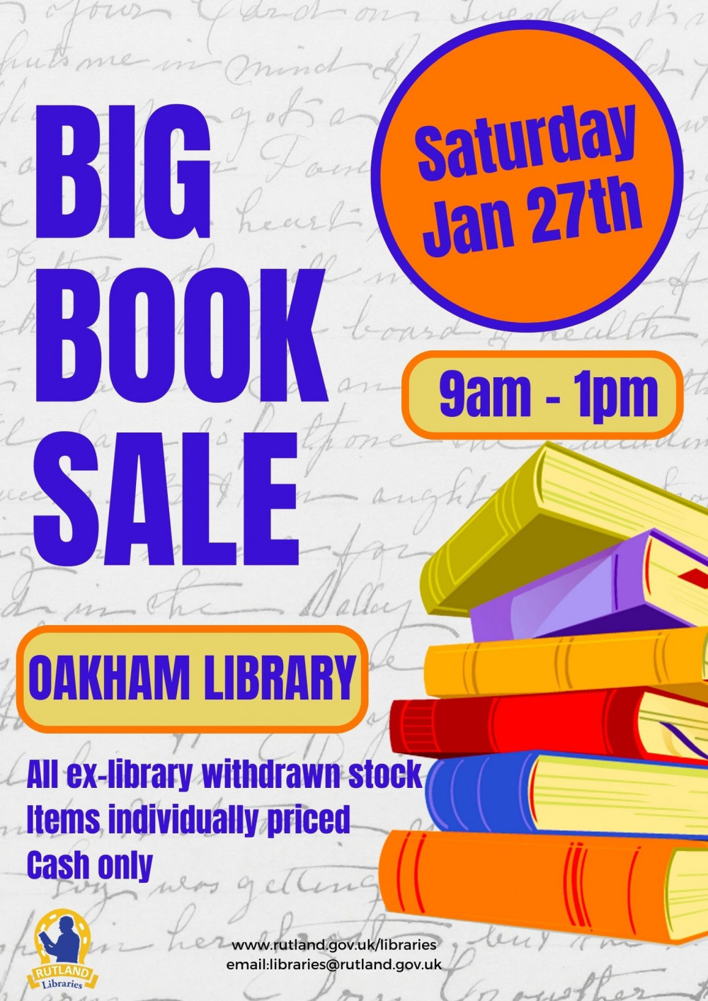 The Big Book sale at Oakham Library