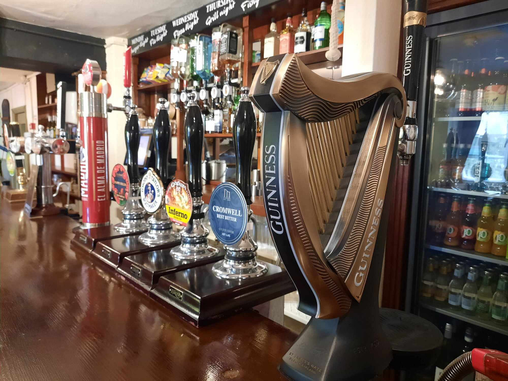 The Plough in Greetham is chilling its Guinness for the Six Nations... Image credit: Nub News. 