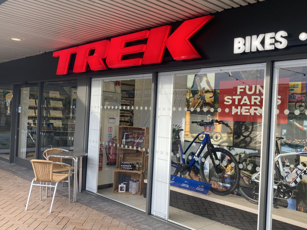 Trek Bicycles has opened a new store in Village Square, Bramhall, in the former Sainsbury's unit (Image - Alasdair Perry)