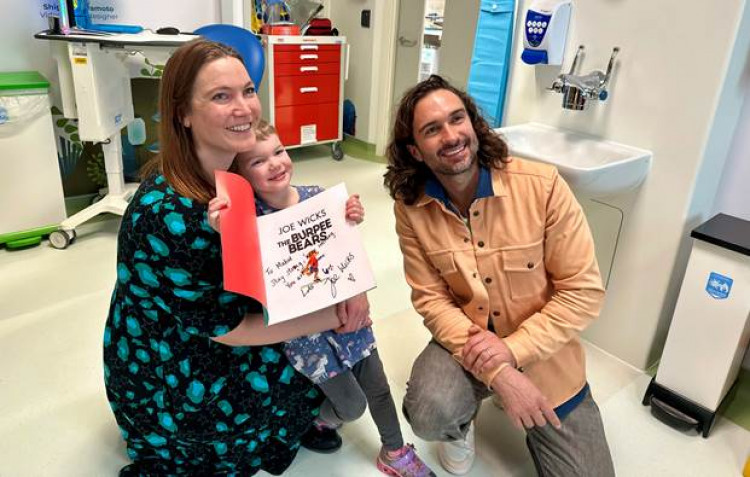 Joe Wicks at Kingston Hospital. (Photo: Supplied)