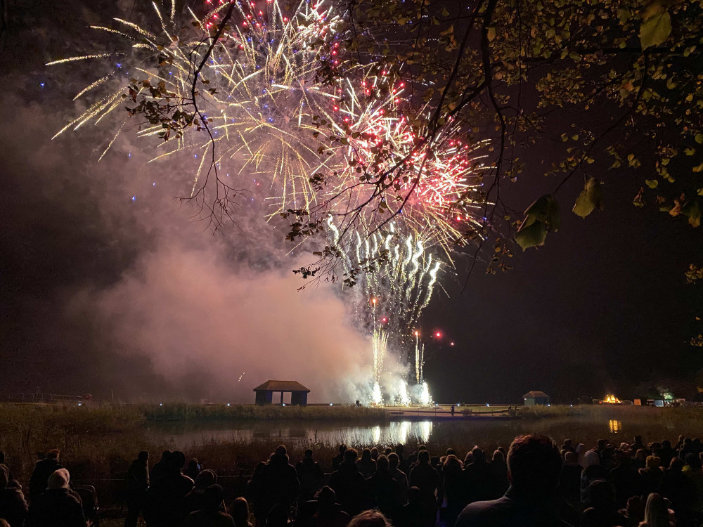 Edwina Ord, of the photography group, had her image of the Maldon Fireworks voted the best image 