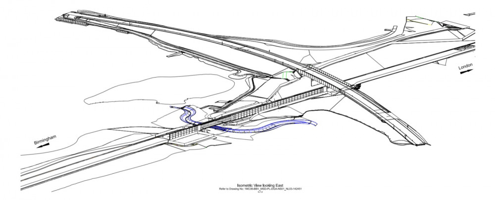 Designs for the new overbridge for the Kenilworth Road (image via planning application)