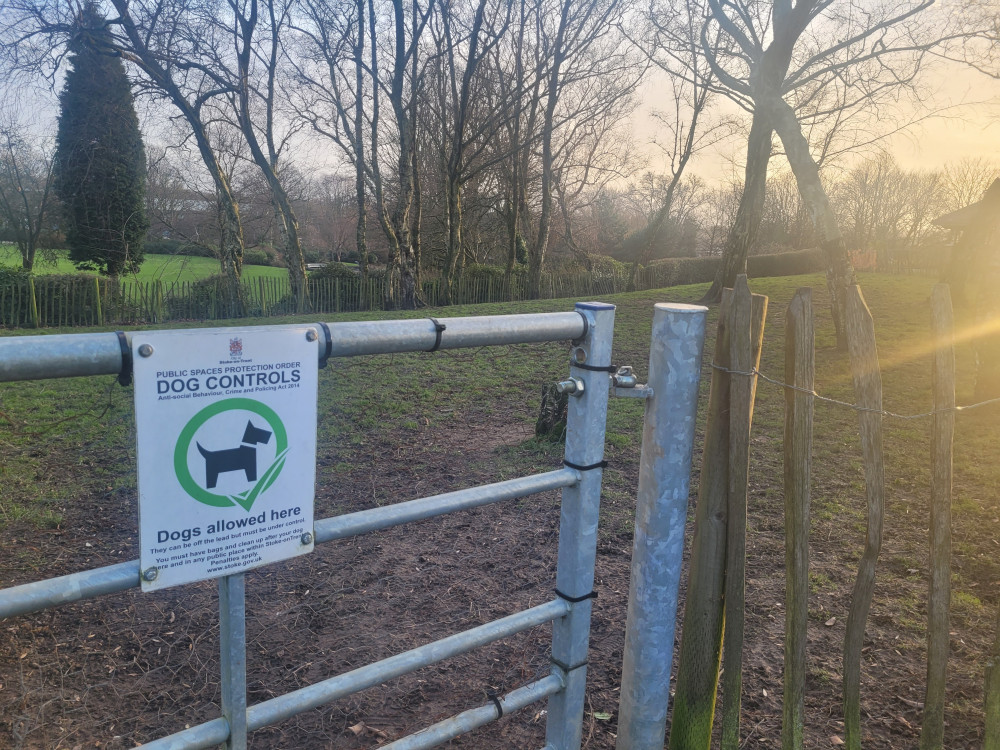 The dog enclosure at Burslem Park was introduced in 2018 following a petition calling for a dog area (LDRS).