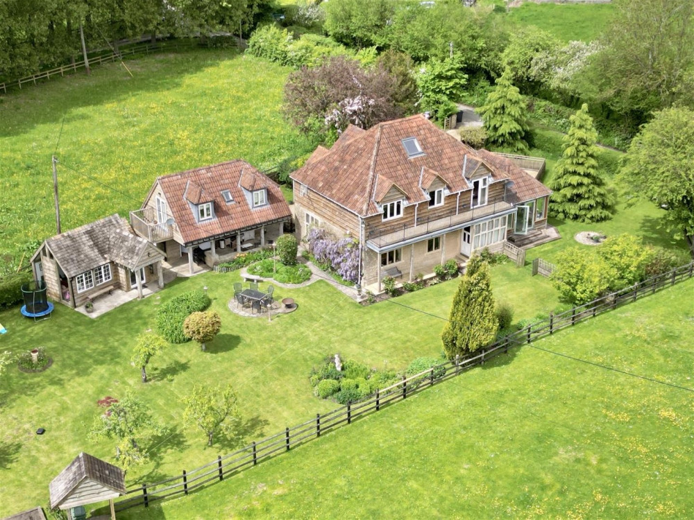 The home is in the hamlet of Hisomley, just a few miles from Frome, image Rivendell Estates