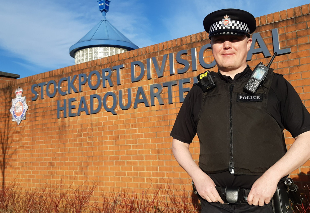 Greater Manchester Police has announced Inspector John Barber as the new head of Stockport's Neighbourhood Policing Team (Image - GMP)