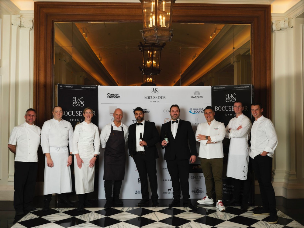 The event, held on Monday (22 January) at Raffles London at The OWO, was organised by the Bocuse d’Or UK (image via EMPR)