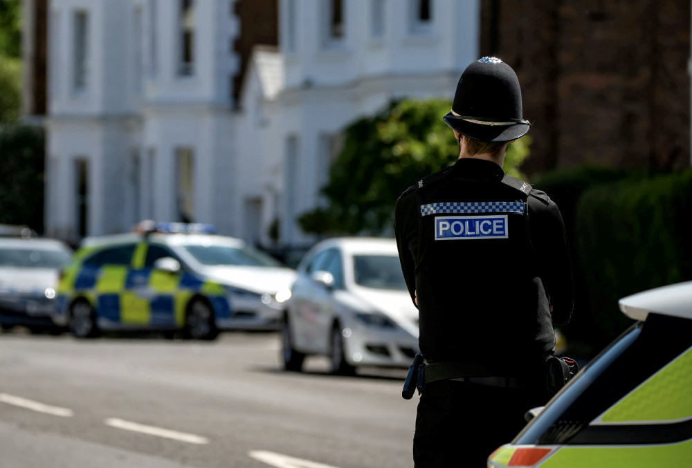 Police searched an address near Knutton Lane last week and found 18 phones, drugs, cash and scales (SWNS).