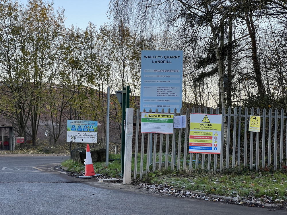 Shadow Environment Secretary Steve Reed was at Walleys Quarry, in Silverdale, this week to hold talks with residents and campaigners (LDRS).