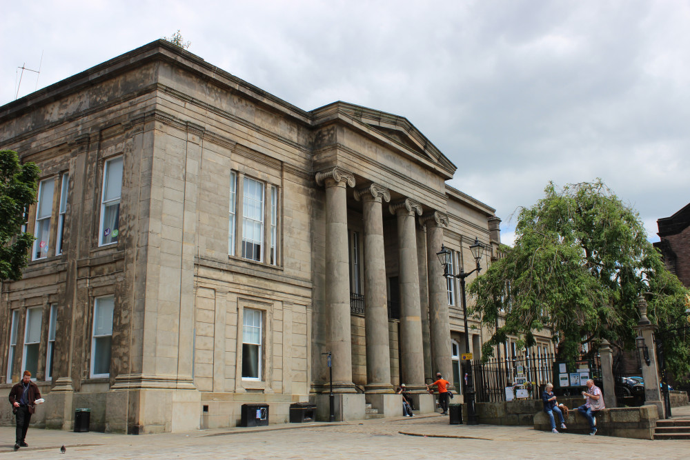 Macclesfield Town Hall, of Market Place, regularly holds Cheshire East Council and Macclesfield Town Council meetings. (Image - Macclesfield Nub News) 