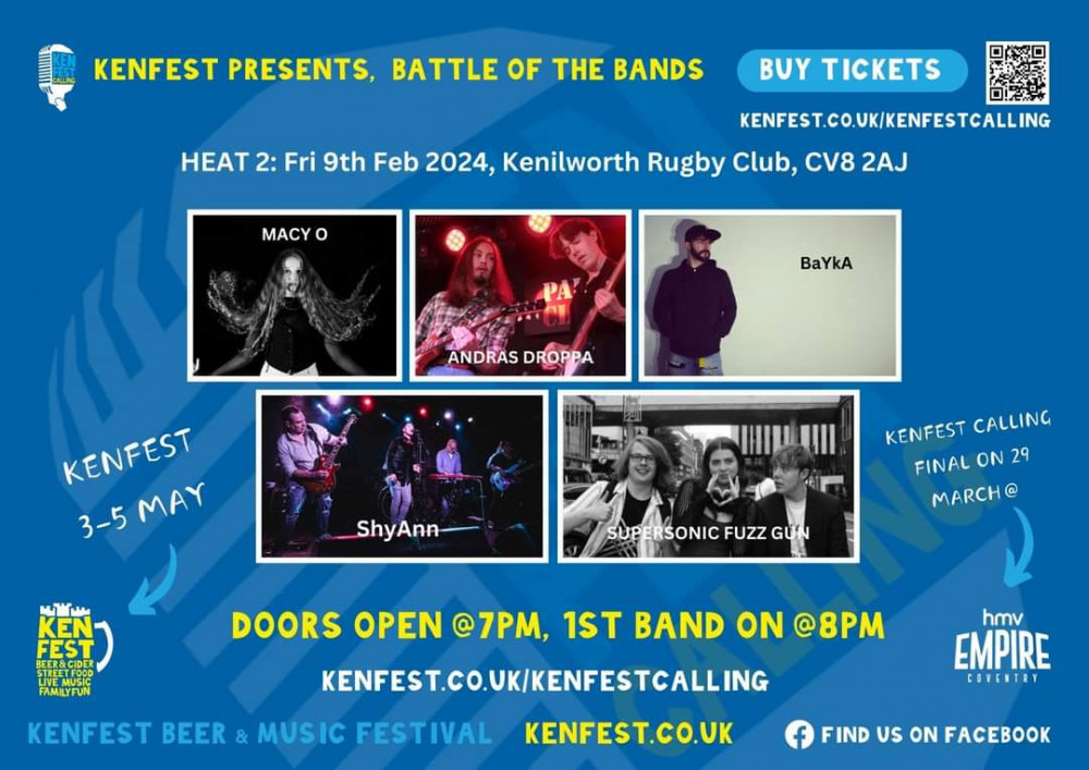 KENFEST Calling - Battle Of The Bands!