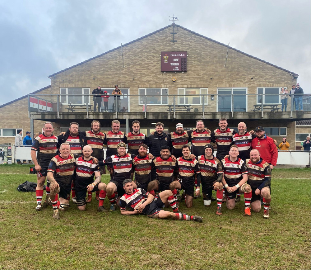 The Frome team line up, image Chloe Preston