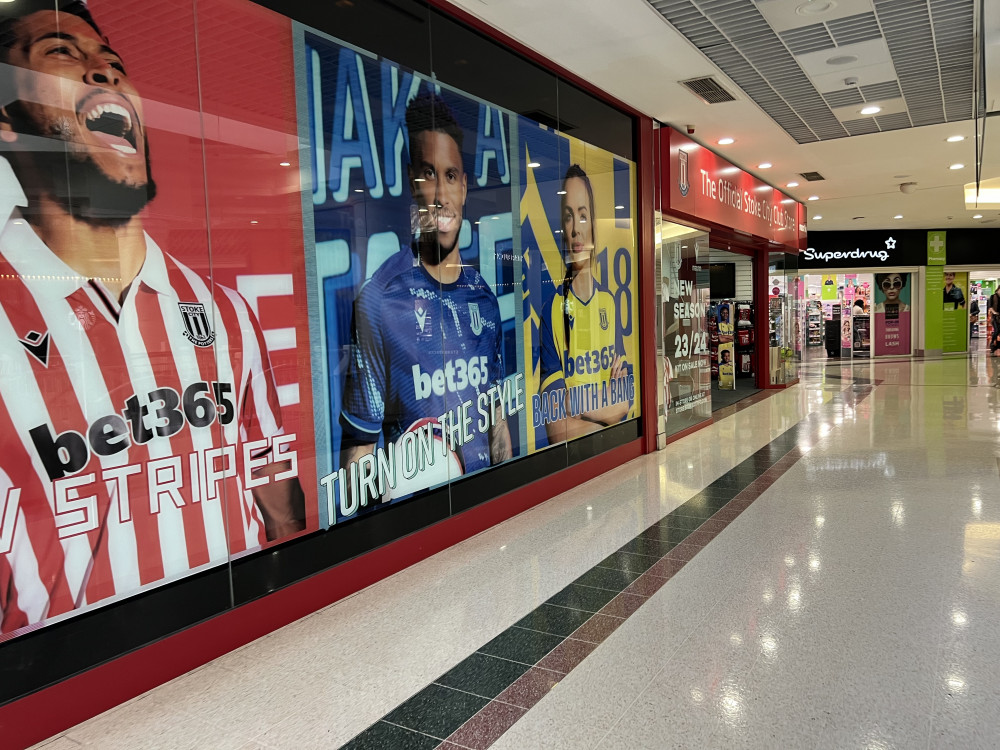 Stoke City's shop in The Potteries Centre, Hanley, will close on 6 March (Nub News).