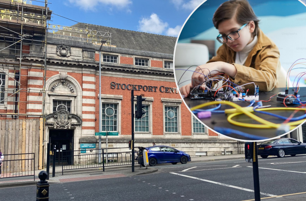 The Make Stuff event will take place at Stockport Central Library on 10 February, and will feature a huge range of activities and experiments (Images - Alasdair Perry / Unsplash)