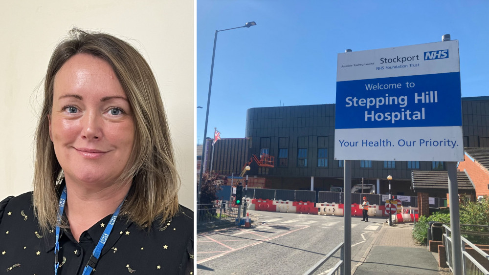 Out of 300 other applicants across the country, Sarah Irvine was one of just three to make the final shortlist (Images L-R: (Stockport NHSFT / Alasdair Perry)