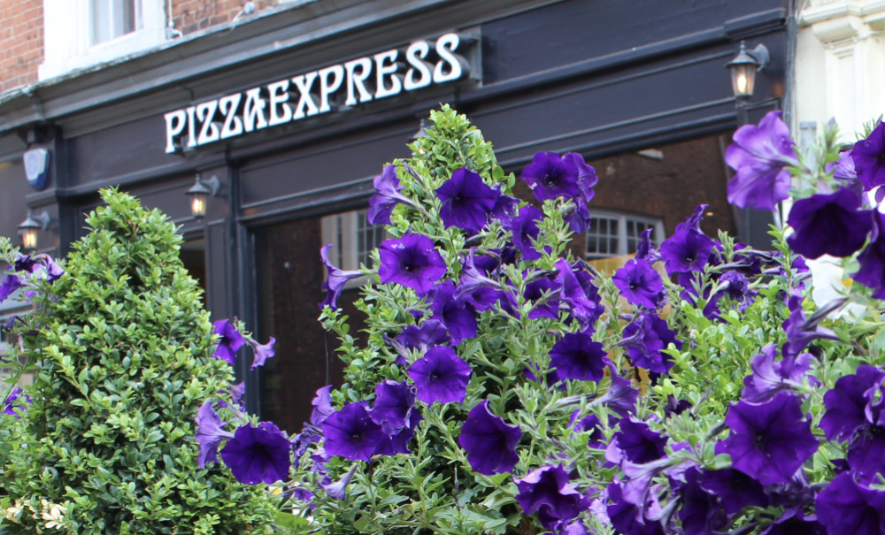 Macclesfield's Pizza Express restaurant, of Market Place. (Image - Macclesfield Nub News)