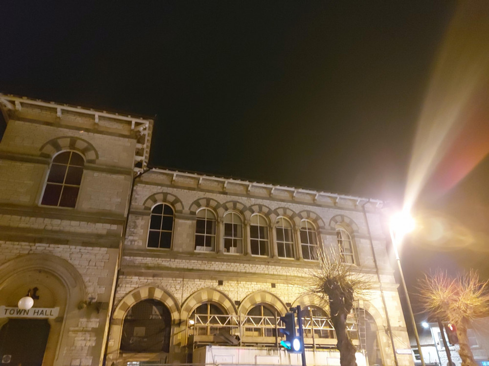 Midsomer Norton Town Hall February 6, image Nub News