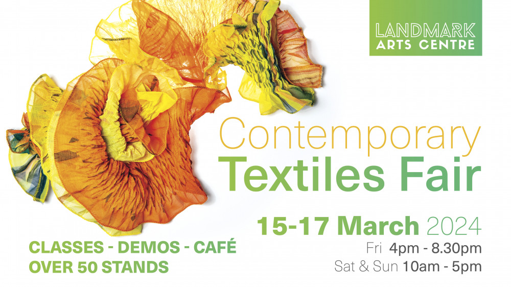 Contemporary textiles fair returns to the Landmark this spring. (Photo Credit: Landmark Arts Centre).