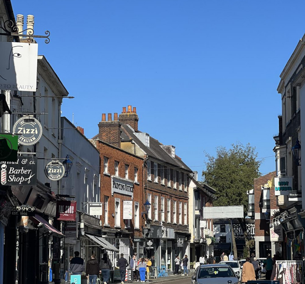 America writer Dan Klefstad is set to take part in an event on Sun Street in Hitchin town centre (pictured) CREDIT: Hitchin Nub News 