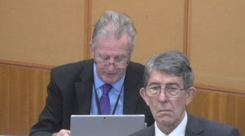 Nearly 16,000 people have signed a petition to have three Warwickshire County Council members removed (image via WCC webcast)