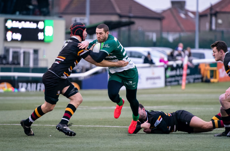 Ealing Trailfinders wing Jonah Holmes (credit: Ealing Trailfinders Rugby Club).