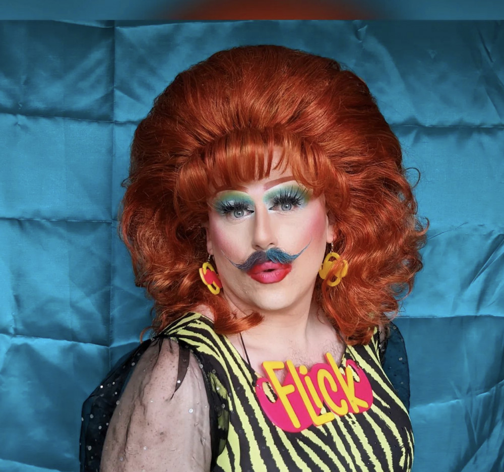 What's On in Hitchin this weekend: Drag Brunch at the Town Hall, iconic films at QMT & St Mary's and so much more. PICTURE: Flick the Drag Queen will be hosting the Drag Brunch at Hitchin Town Hall. CREDIT: Flick the Drag Queen Instagram  