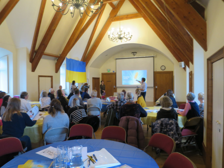 The Ukraine gathering at Dorchester’s Brownsword Hall 