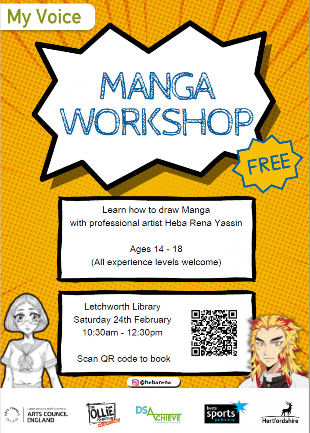 Learn to draw Manga workshop