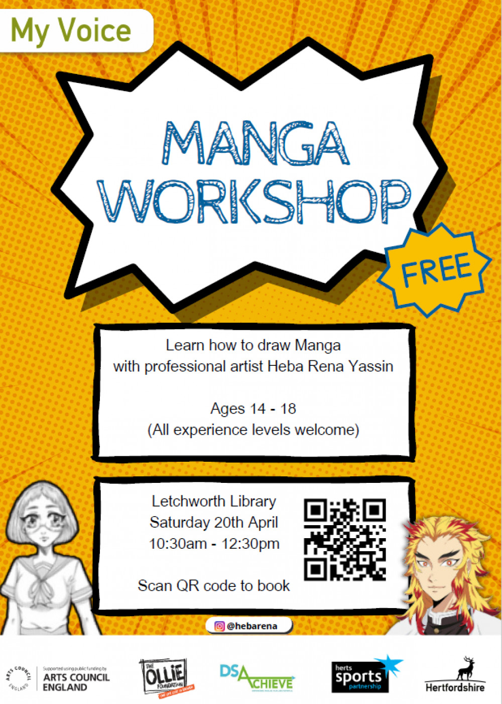 Learn to draw Manga workshop