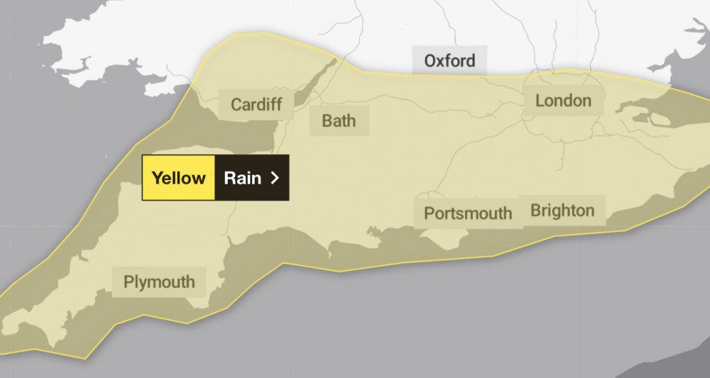 Yellow weather warning issued for Richmond. (Photo Credit: Met Office).