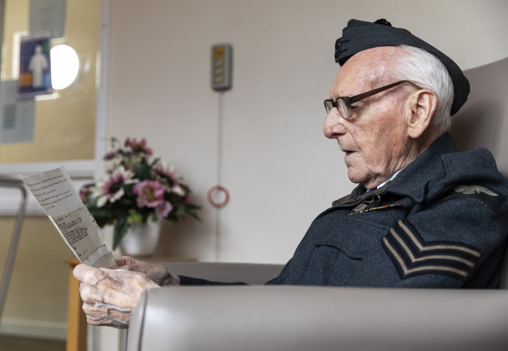 Bernard Morgan. from Crewe, celebrated his 100th birthday on Wednesday 7 February (SWNS).