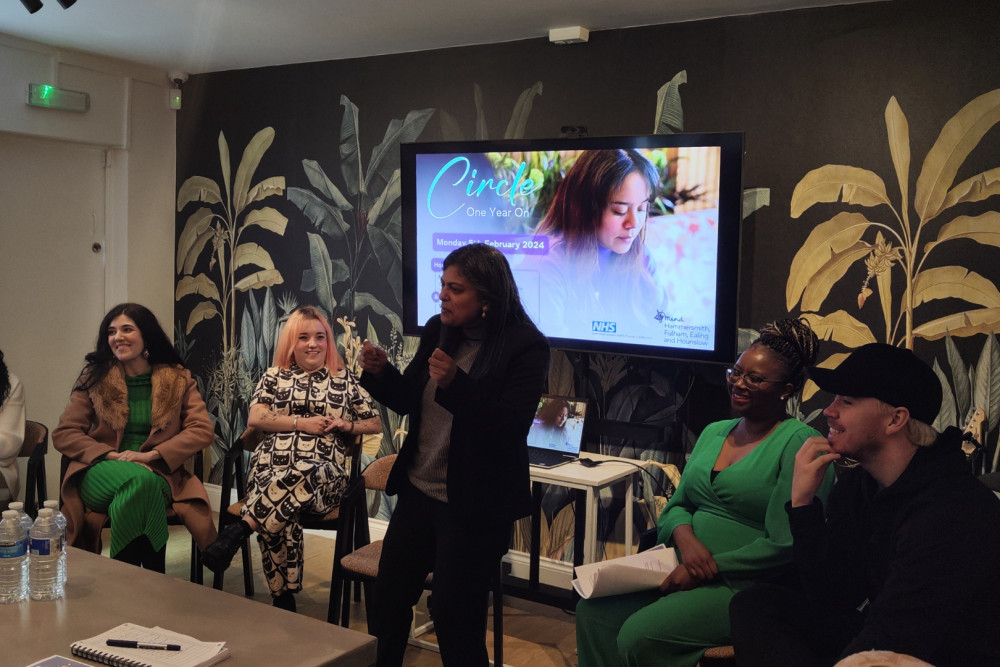 Circle marked its one year anniversary with an event hosted by HFEH Mind Youth Services Ambassador Will Poulter, Clinical Lead & Director of Children and Young Peoples Services Nana Owusu and Dr Rupa Huq MP (credit: HFEH Mind).