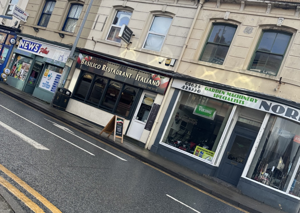 Businesses on Chestergate’s west side, Macclesfield. (Image - Macclesfield Nub News)