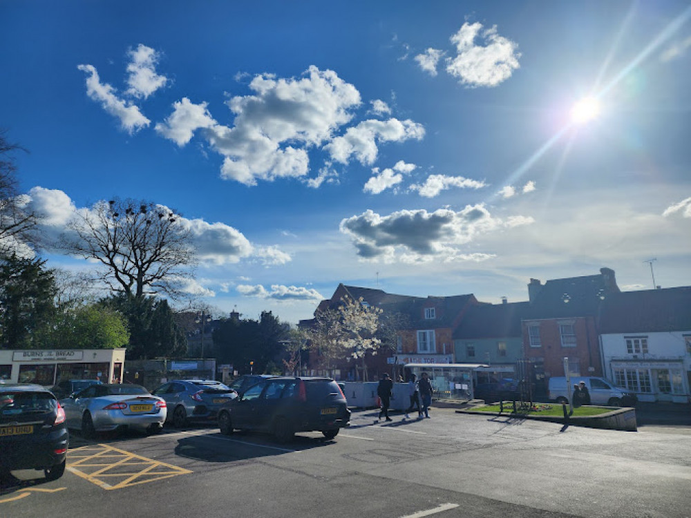 St Dunstan's Car Park in Glastonbury 