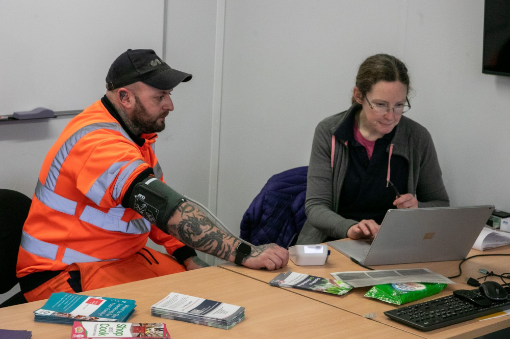 Testing event under way at Suez, Somerset Council’s waste contractor.