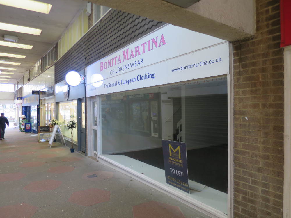 The premises that will become a launderette.