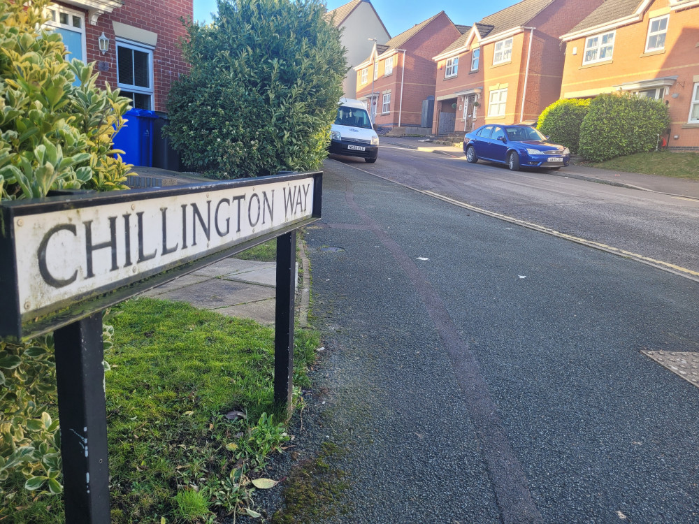 Residents on Chillington Way, Norton Heights, say it is sometimes difficult to leave the estate (LDRS).