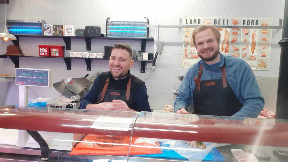 Artisan butcher, Lee Ashcroft (left), has opened his new business, The Butcher's Blade. (Photo: Nub News) 