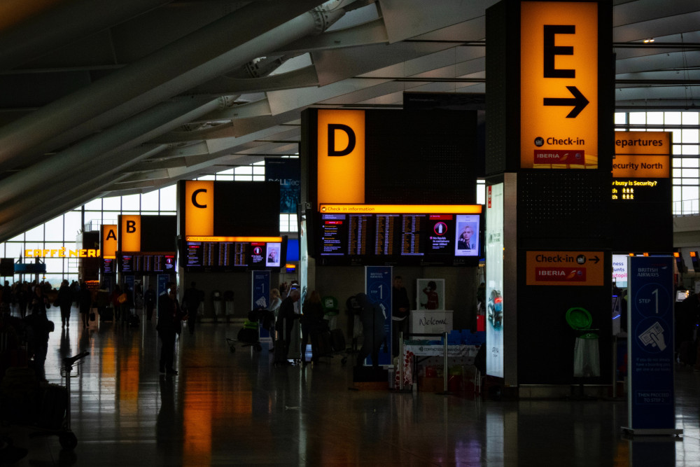 Man accused of flying from Heathrow to New York without a passport or ticket arrested in Richmond (credit: Nick Fewings/Unsplash).