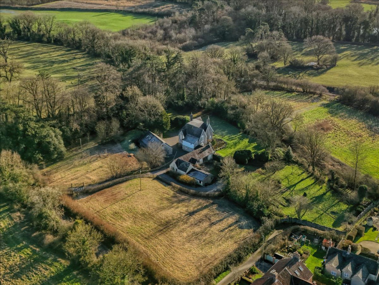 St Edmund's from the air, image Cooper & Tanner